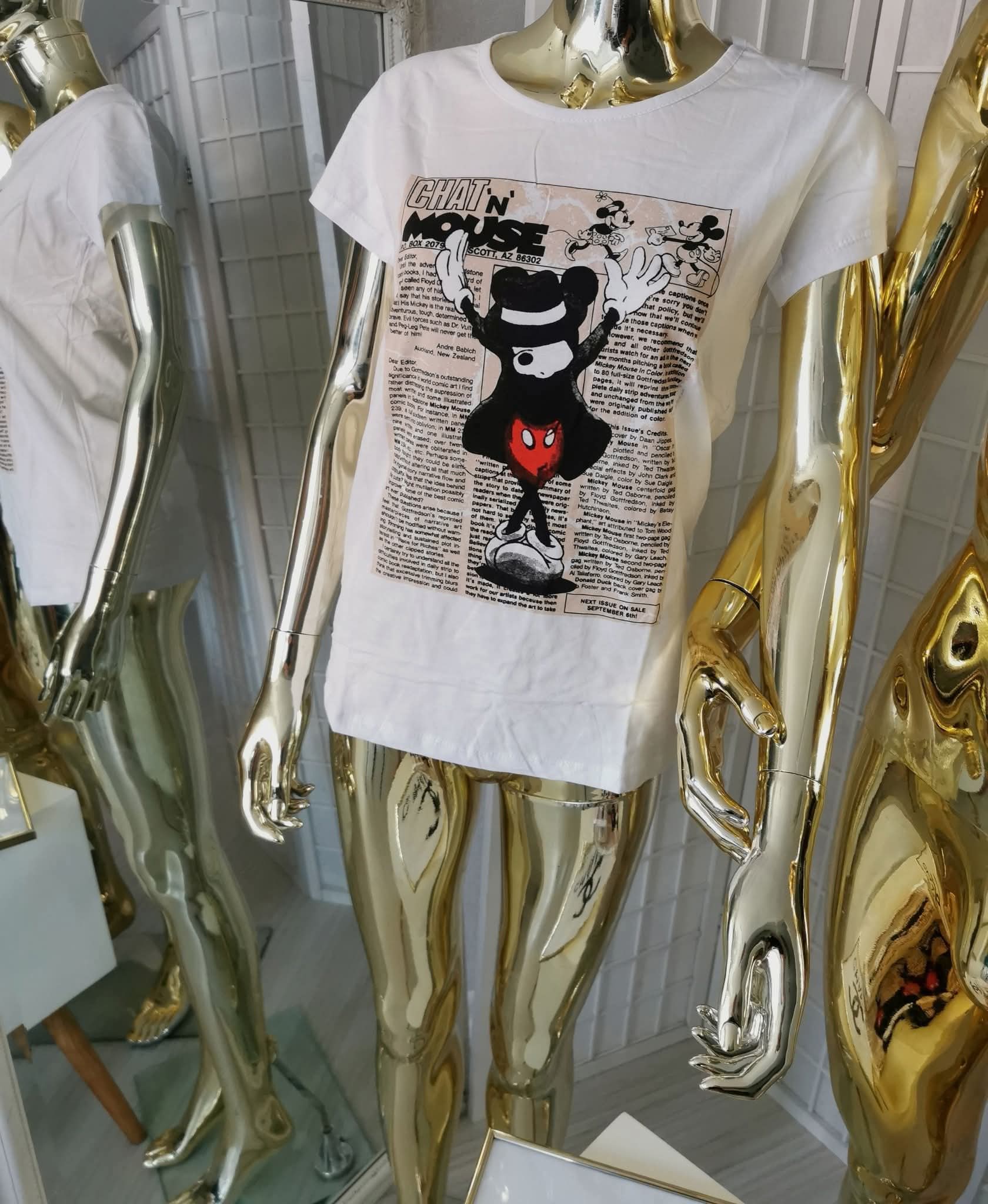 Marškinėliai su Mickey printu
