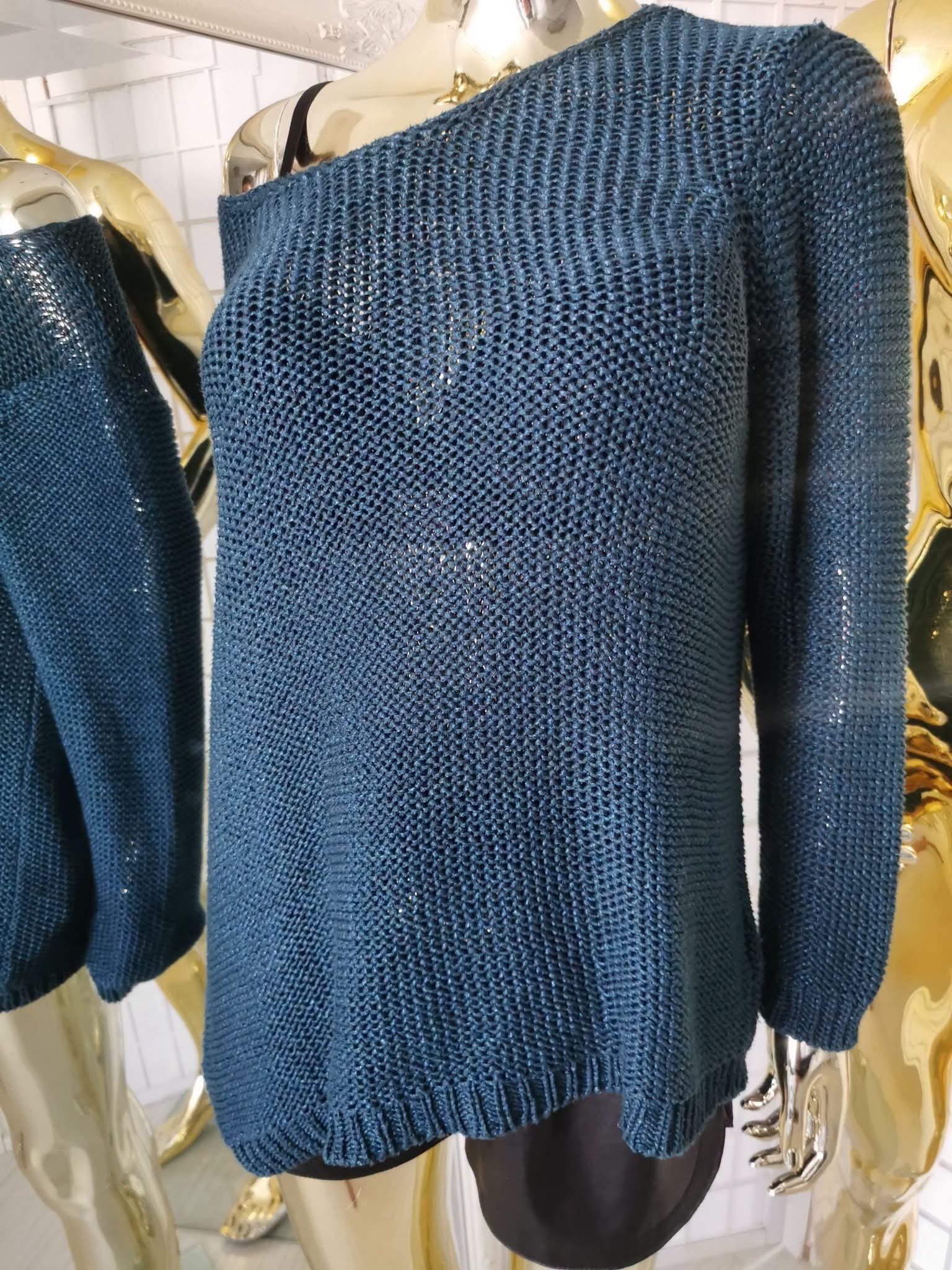 2XL dydžio elektrinės spalvos megztinis