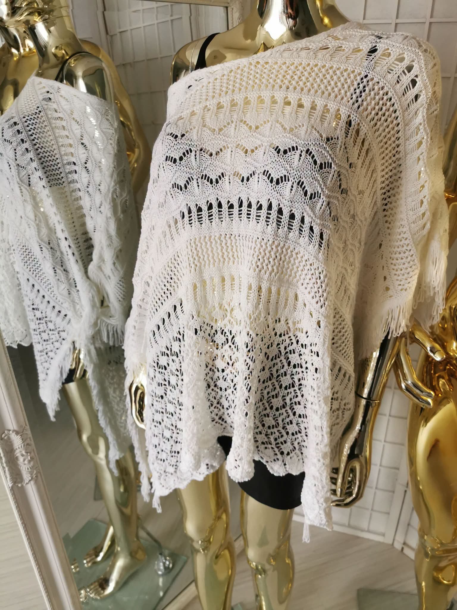 3XL dydžio ažūrinis mezgtinis