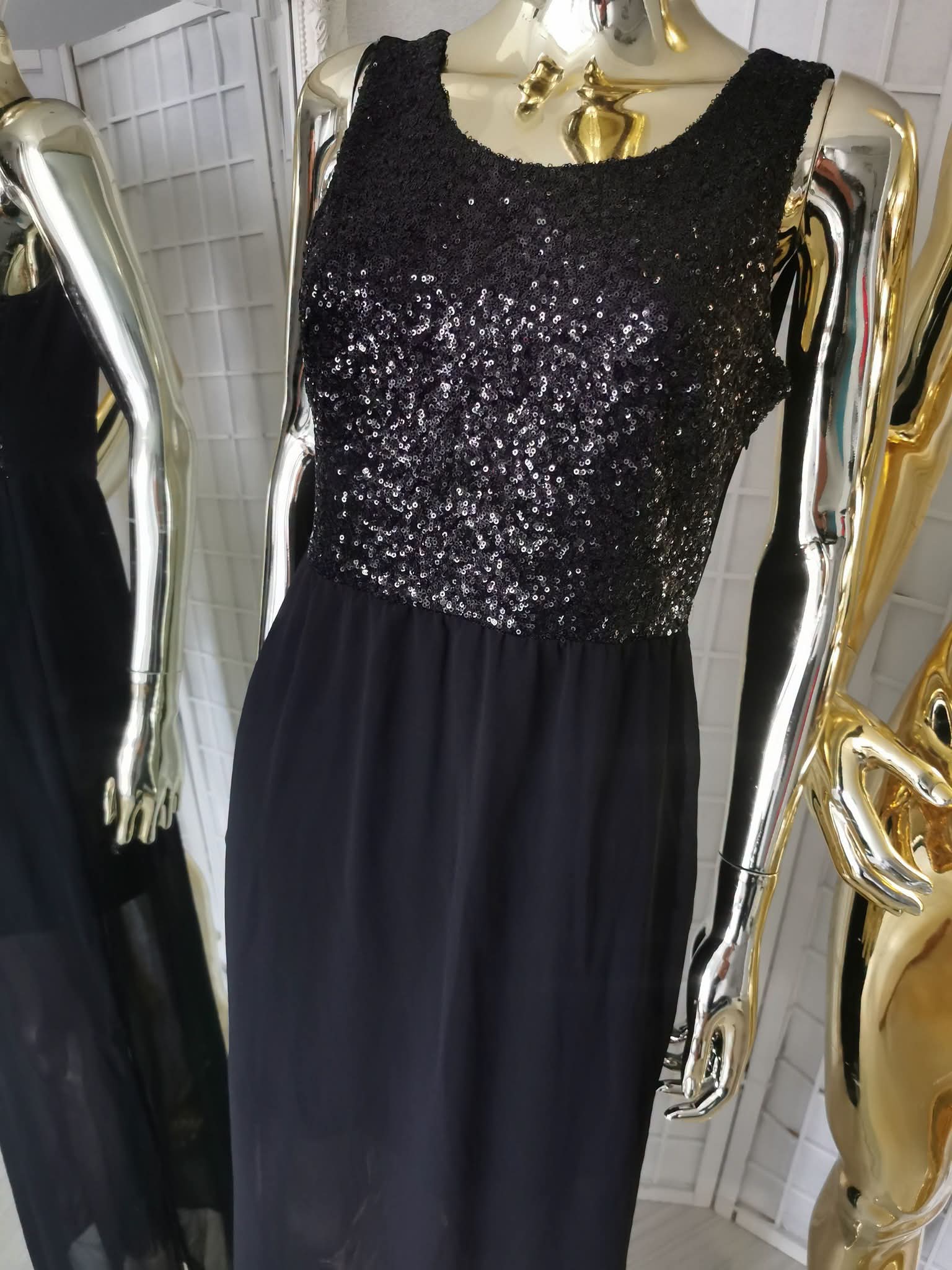 M dydžio elegantiška ilga suknelė