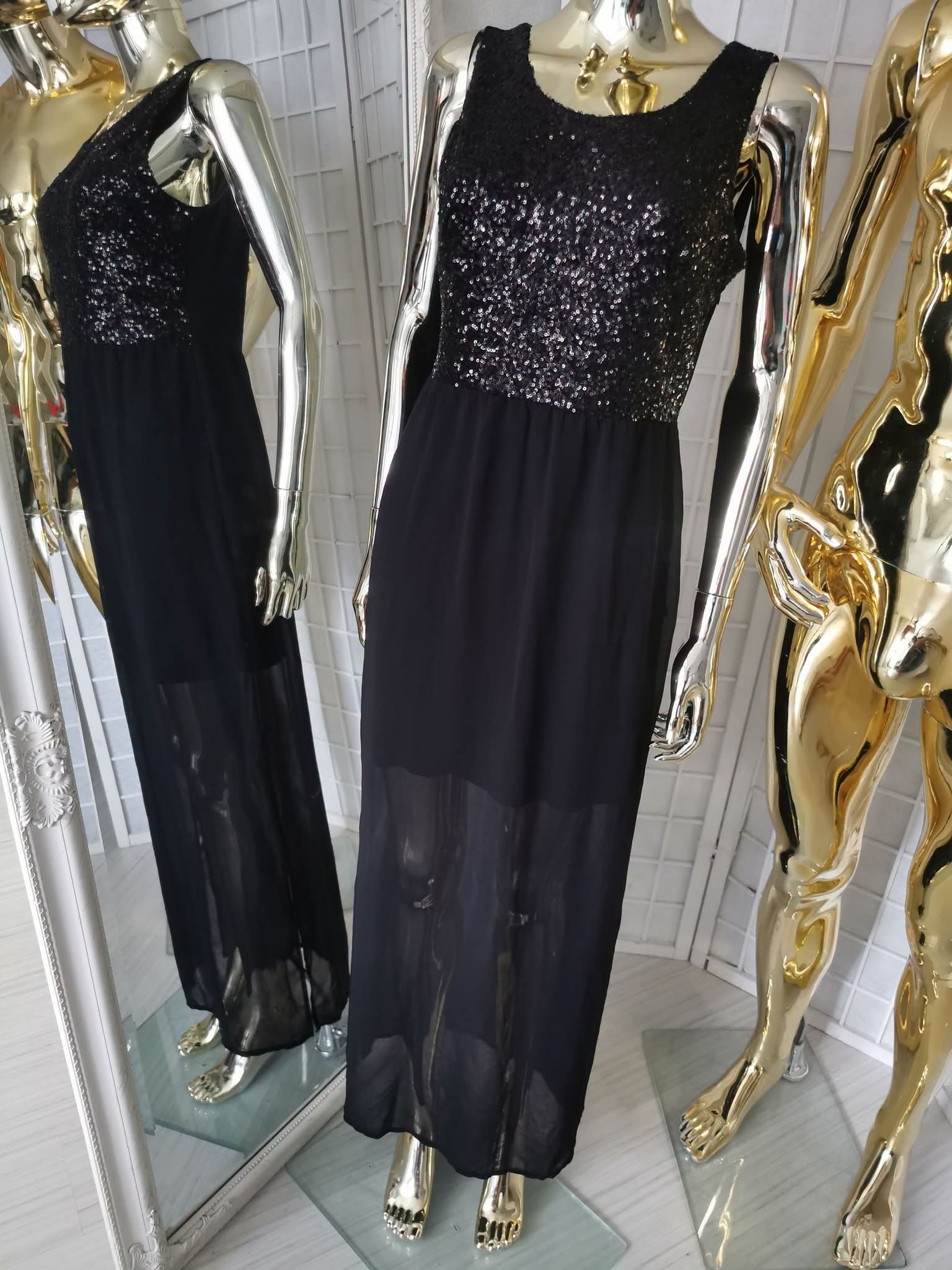 M dydžio elegantiška ilga suknelė