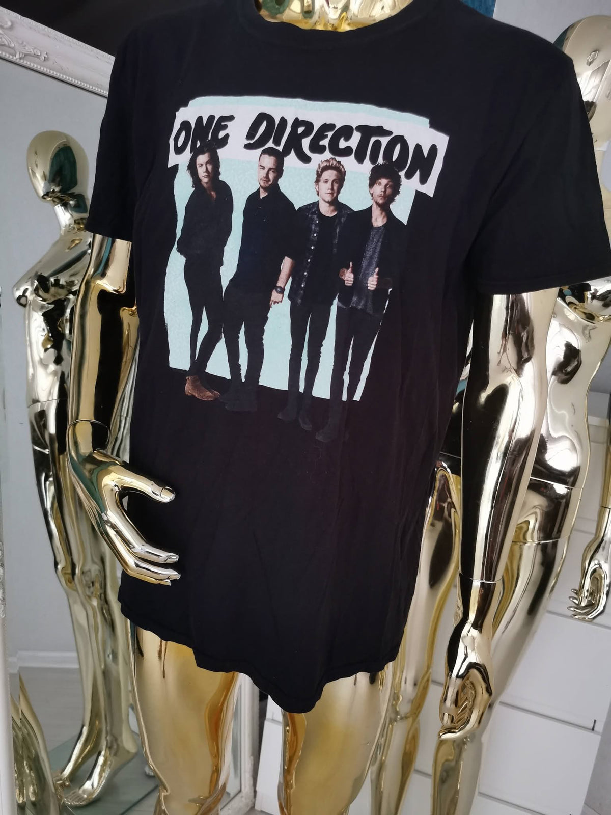 XL dydžio marškinėliai su ,,One Direction" atvaizdu