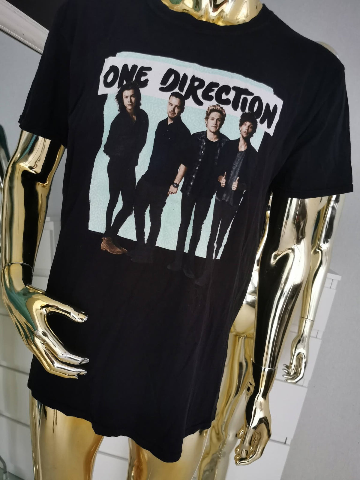 XL dydžio marškinėliai su ,,One Direction" atvaizdu