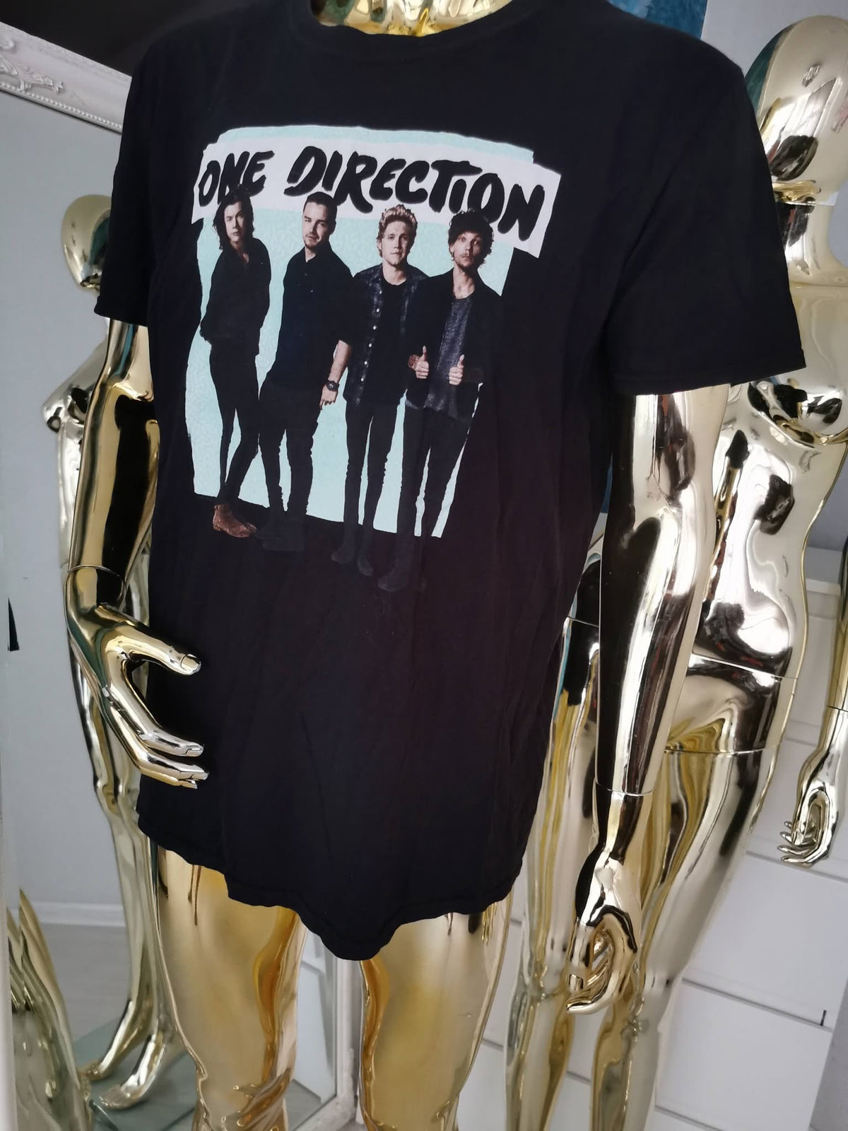 XL dydžio marškinėliai su ,,One Direction" atvaizdu