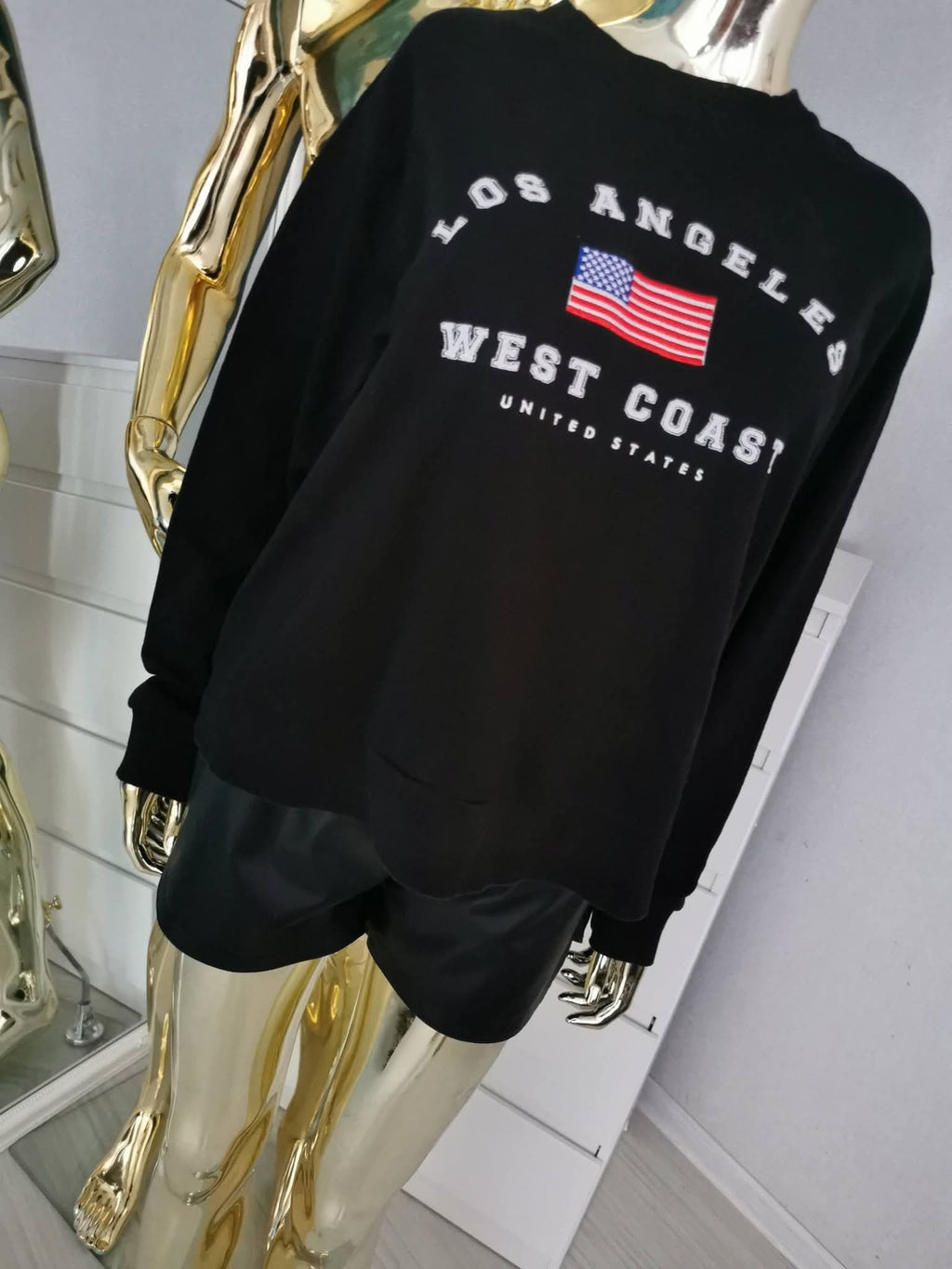 2XL dydžio juodas motetiskas džemperis